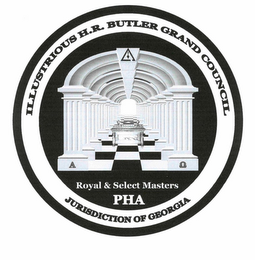 ILLUSTRIOUS H.R. BUTLER GRAND COUNCIL ROYAL AND SELECT MASTERS, JURISDICTION OF GEORGIA, PHA