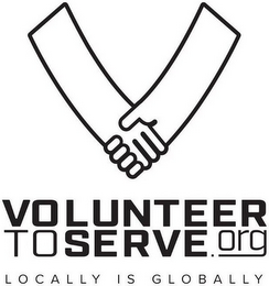 V VOLUNTEER TO SERVE.ORG LOCALLY IS GLOBALLY