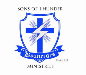 SONS OF THUNDER MINISTRIES BOANERGES MARK 3:17