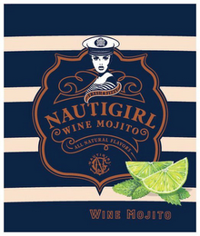 NAUTIGIRL WINE MOJITO FRESH & FIZZY ALL NATURAL FLAVORS NAUTIGIRL NG WINE MOJITO