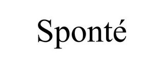 SPONTÉ