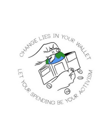 CHANGE LIES IN YOUR WALLET LET YOUR SPENDING BE YOUR ACTIVISM 10¢ 25¢