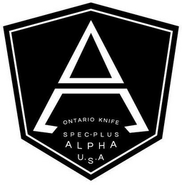 A ONTARIO KNIFE SPEC PLUS ALPHA USA