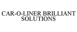 CAR-O-LINER BRILLIANT SOLUTIONS