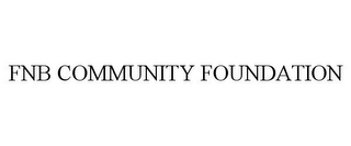 FNB COMMUNITY FOUNDATION