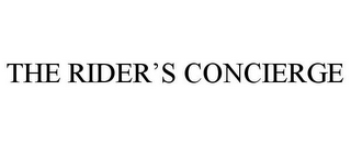 THE RIDER'S CONCIERGE