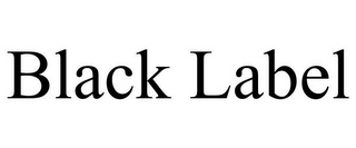 BLACK LABEL