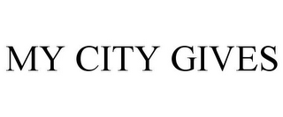 MY CITY GIVES