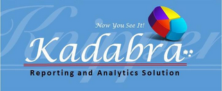 KADABRA NOW YOU SEE IT! REPORTING AND ANALYTICS SOLUTION