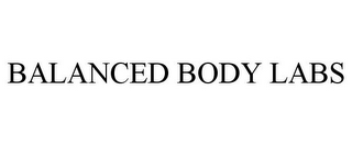 BALANCED BODY LABS