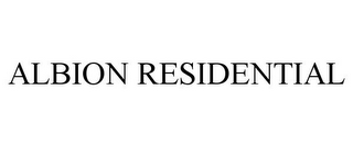 ALBION RESIDENTIAL