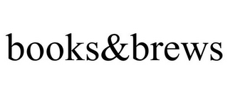 BOOKS&BREWS