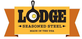 LODGE SEASONED STEEL MADE IN THE USA