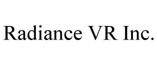 RADIANCE VR INC.