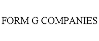 FORM G COMPANIES