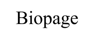 BIOPAGE