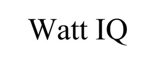 WATT IQ