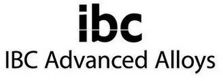 IBC IBC ADVANCED ALLOYS