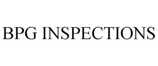 BPG INSPECTIONS