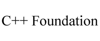 C++ FOUNDATION