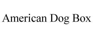 AMERICAN DOG BOX