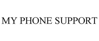 MY PHONE SUPPORT