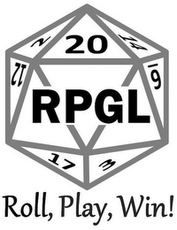 RPGL 20 14 6 3 17 12 2 ROLL, PLAY, WIN!