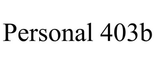 PERSONAL 403B