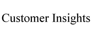 CUSTOMER INSIGHTS