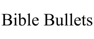 BIBLE BULLETS
