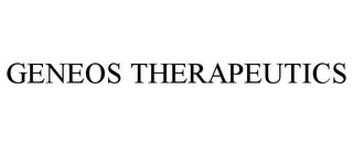 GENEOS THERAPEUTICS