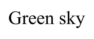 GREEN SKY