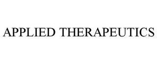 APPLIED THERAPEUTICS