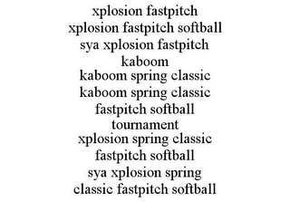 XPLOSION FASTPITCH XPLOSION FASTPITCH SOFTBALL SYA XPLOSION FASTPITCH KABOOM KABOOM SPRING CLASSIC KABOOM SPRING CLASSIC FASTPITCH SOFTBALL TOURNAMENT XPLOSION SPRING CLASSIC FASTPITCH SOFTBALL SYA XPLOSION SPRING CLASSIC FASTPITCH SOFTBALL