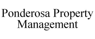 PONDEROSA PROPERTY MANAGEMENT