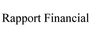 RAPPORT FINANCIAL