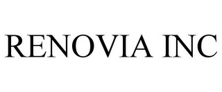 RENOVIA INC