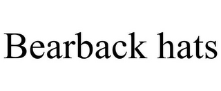 BEARBACK HATS