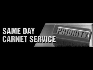 SAME DAY CARNET SERVICE PRIORITY