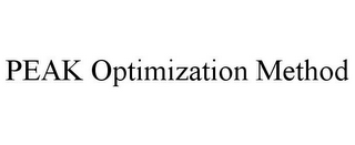 PEAK OPTIMIZATION METHOD