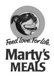 MARTY'S MEALS FEED LOVE. FOR LIFE.