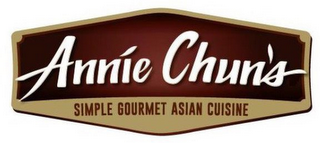 ANNIE CHUN'S SIMPLE GOURMET ASIAN CUISINE