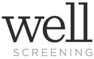 WELL SCREENING