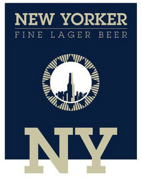 NEW YORKER FINE LAGER BEER NY