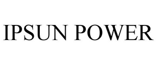 IPSUN POWER