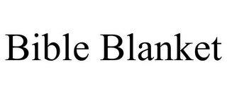 BIBLE BLANKET
