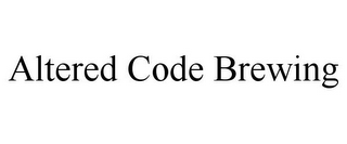 ALTERED CODE BREWING