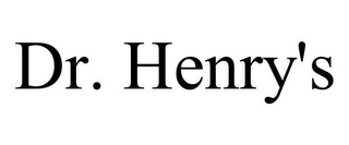DR. HENRY'S