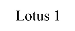 LOTUS 1