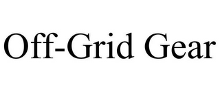 OFF-GRID GEAR